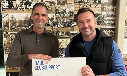 Uitreiking cheque Rabo Clubsupport